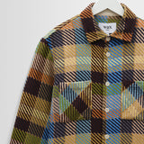 Whiting Overshirt (Khaki and Multi Color Pike Check)