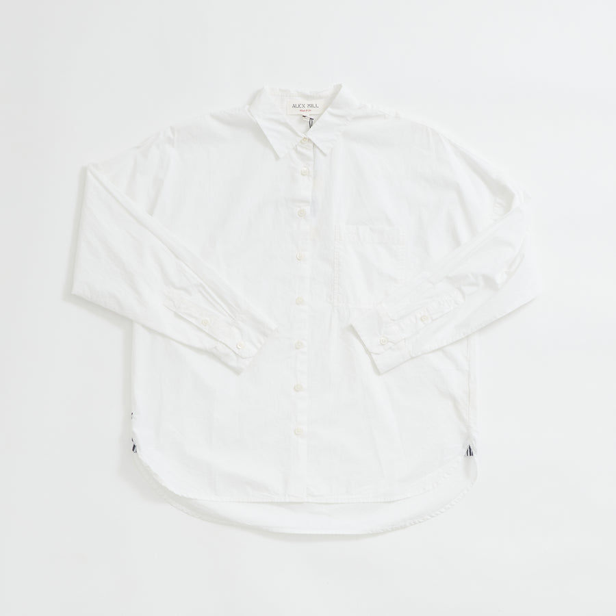 Standard Shirt in Paper Cotton (White)