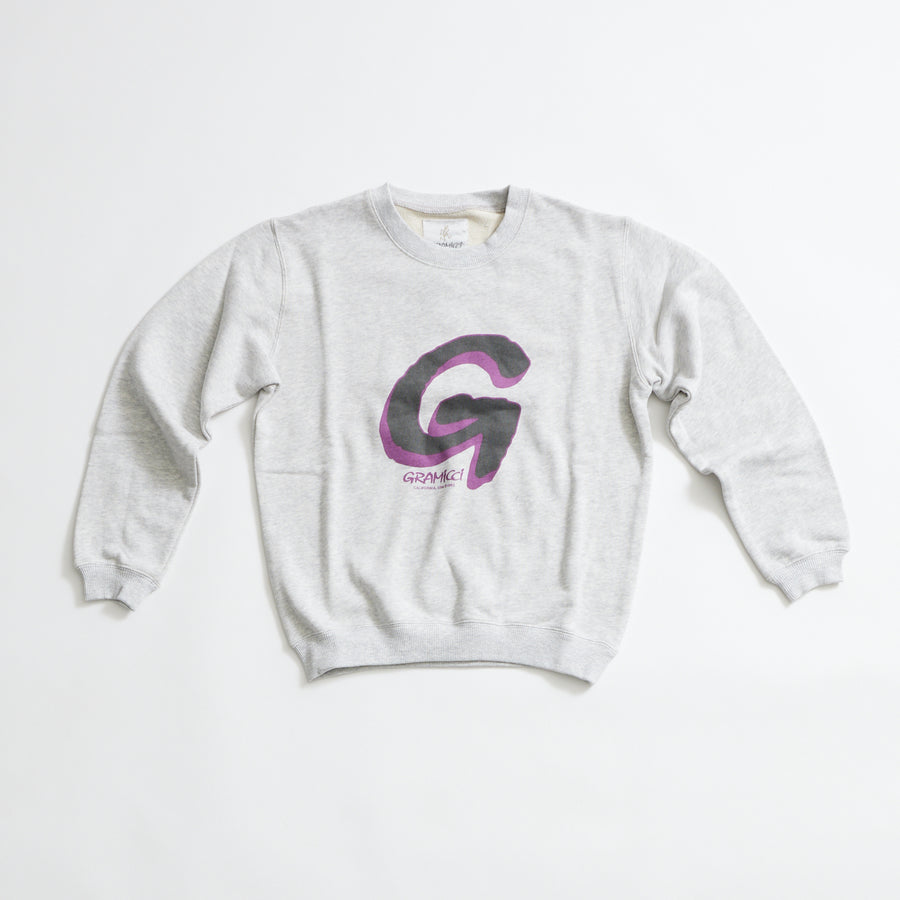 Kids Big G Logo Sweatshirt (Ash Heather)