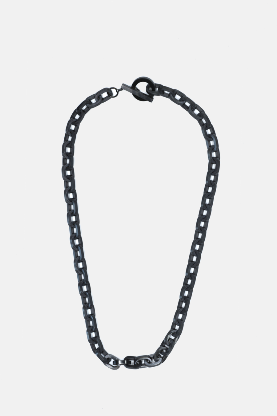 9mm Black Steel Chain Necklace