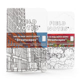 Streetscapes Sketch Book 2-Packs: Pack B: Los Angeles + Chicago