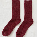 Winter Sparkle Socks (Wine)