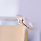 Love Knot Ring in Gold Filled: 6