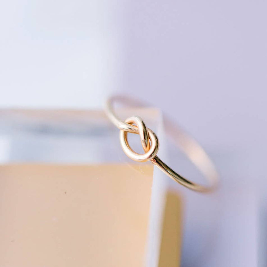 Love Knot Ring in Gold Filled: 6
