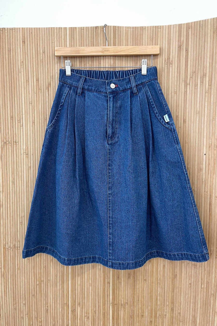Farm Girl Skirt  (Blue Denim)