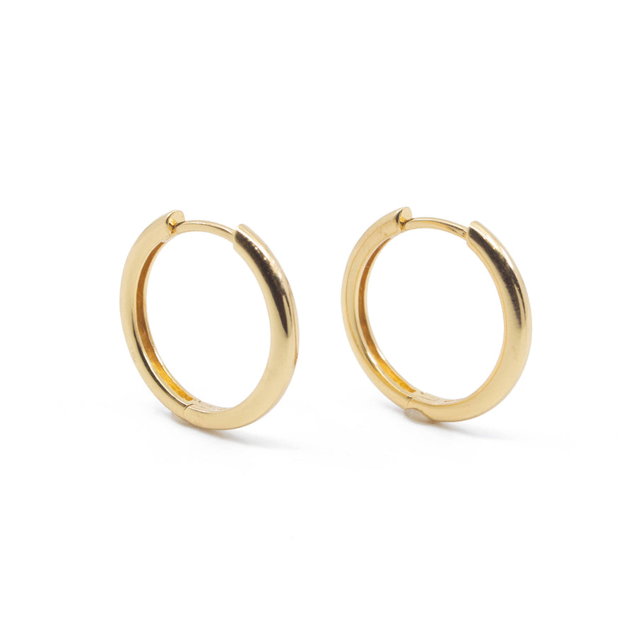 Medium Hoops in Gold - Earrings