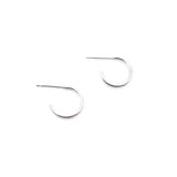 Mini Hoop Earrings in Silver