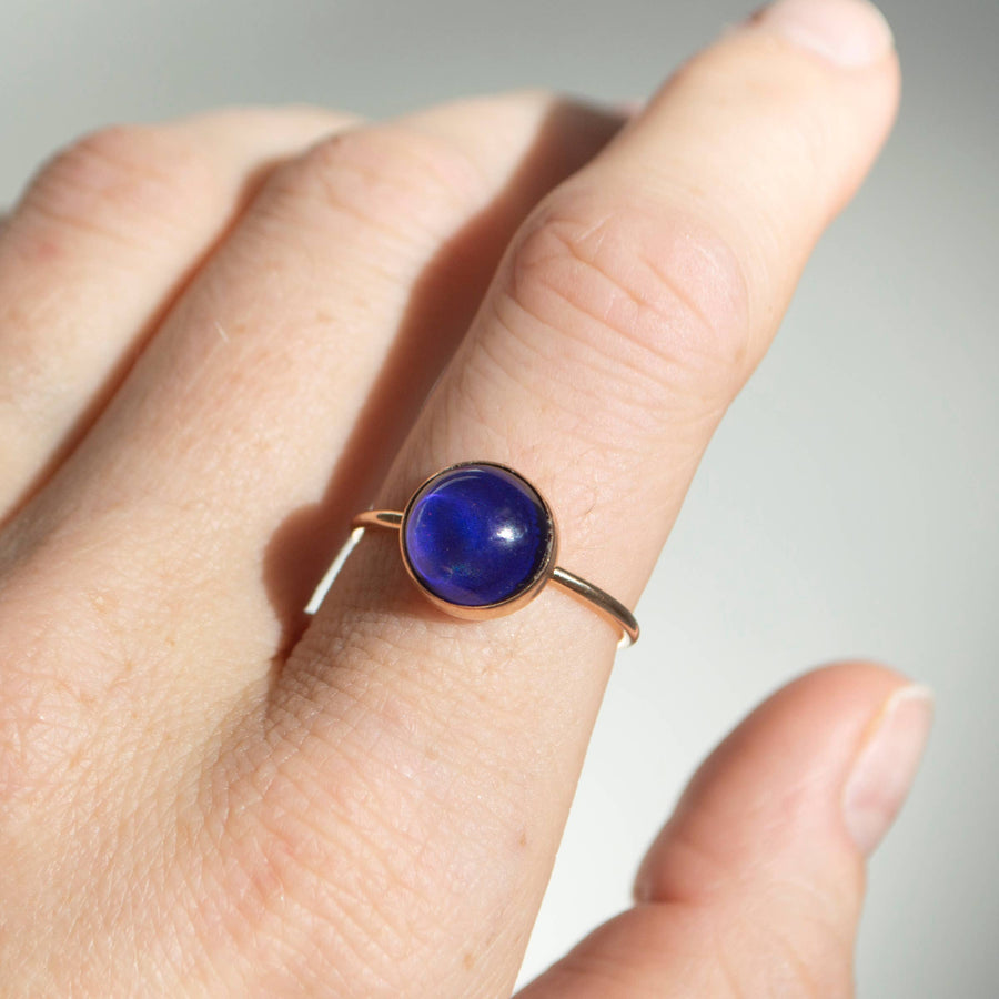 Cosmic Mood Ring in Gold Filled