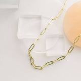 Marigold Chunky Link Chain Necklace in Gold