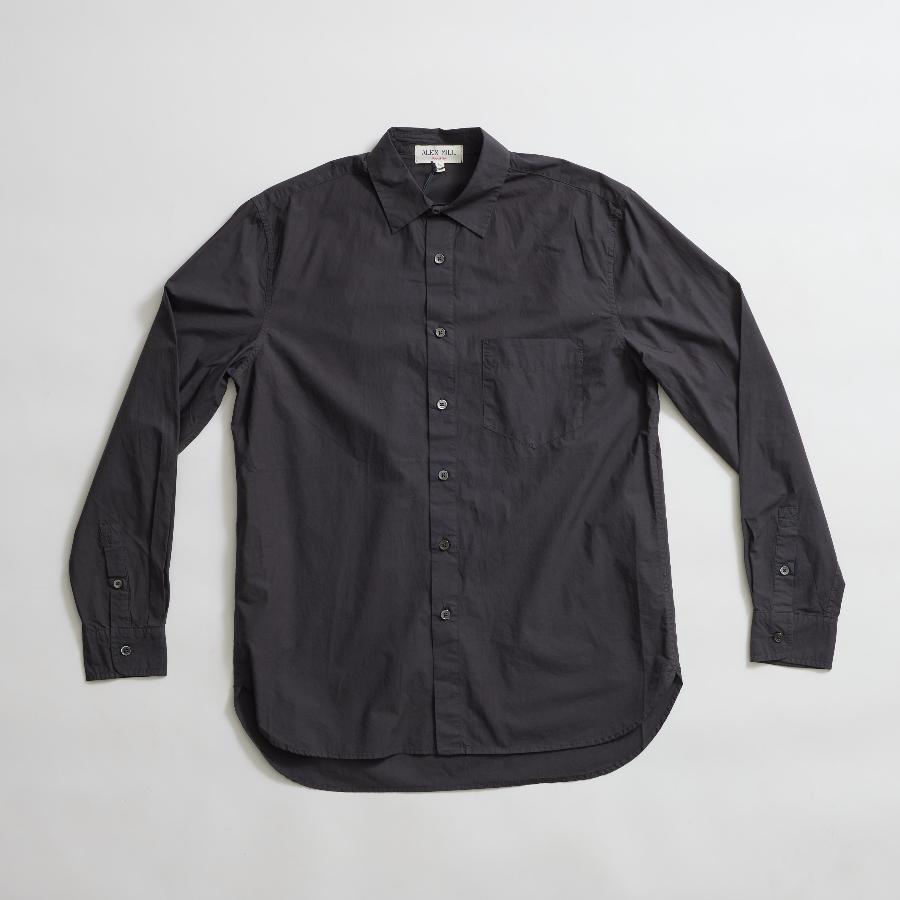 Easy Shirt in Paper Cotton (Washed Black)