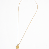 Face Charm: 14K Gold Plated