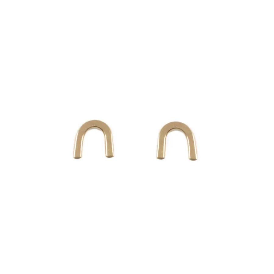 Arch Stud Earrings (14kt Gold Filled)